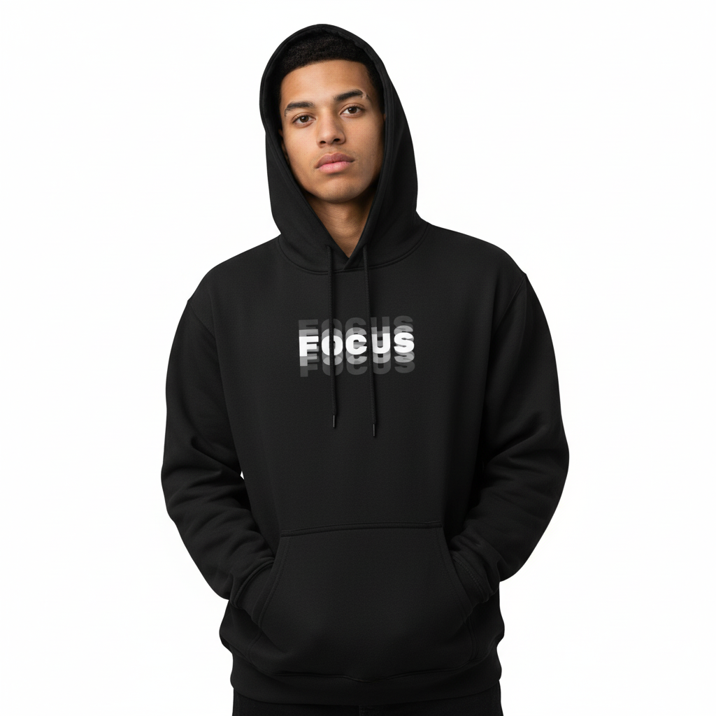 Unisex Oversized Hoodie - Black