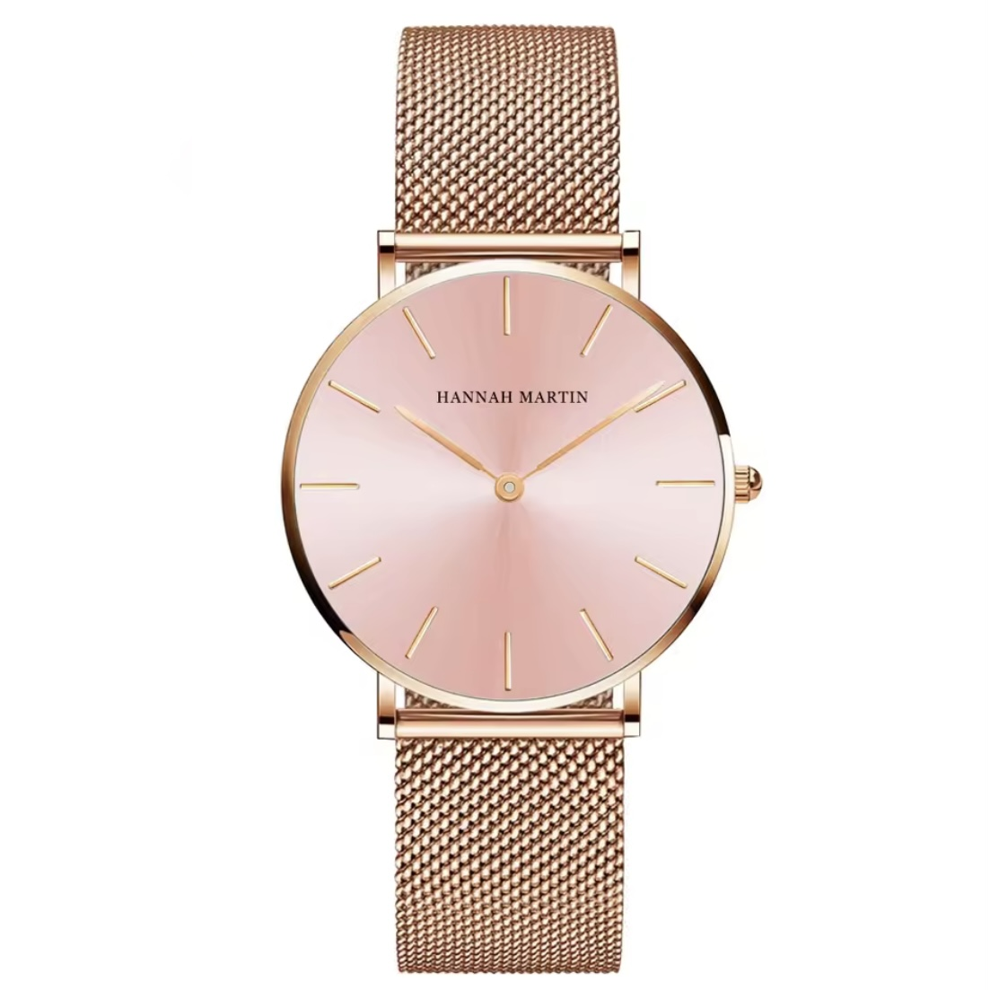 Stainless steel waterproof women watch
