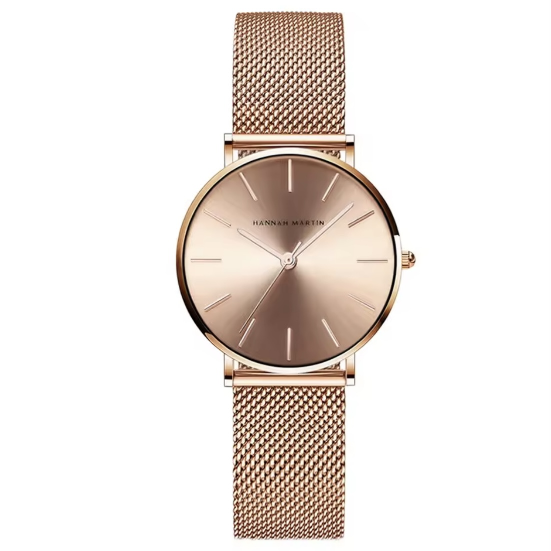 Stainless steel waterproof women watch
