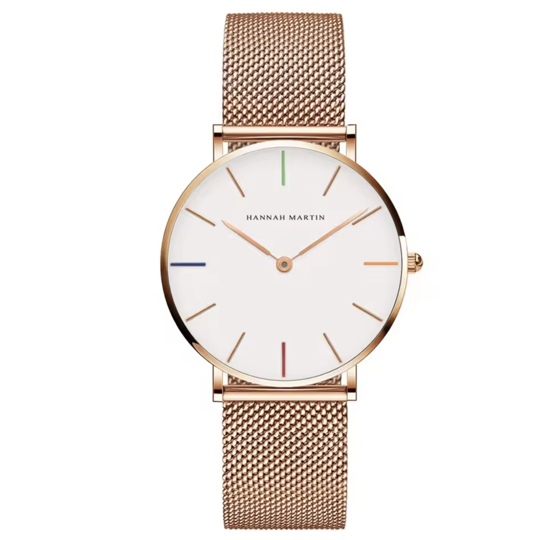 Stainless steel waterproof women watch