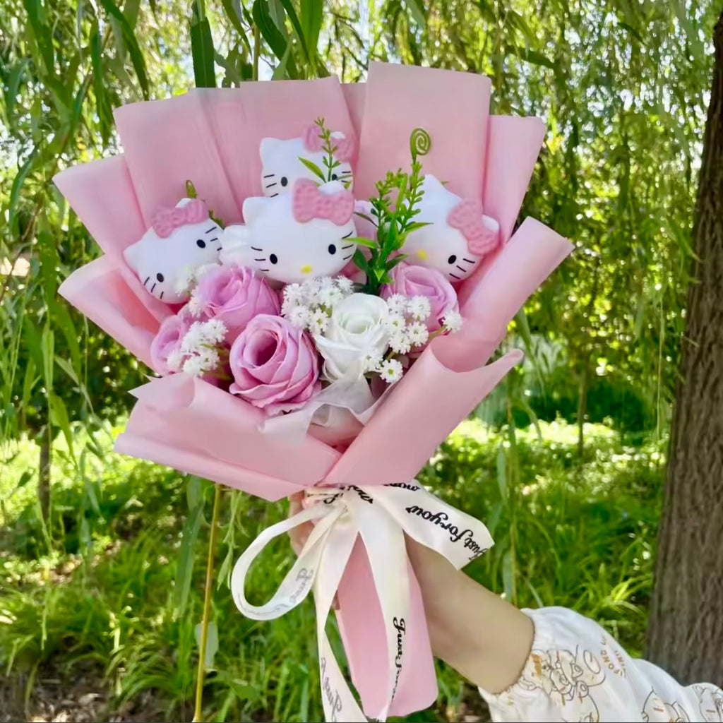 Valentine's Special Kitty Bouquet