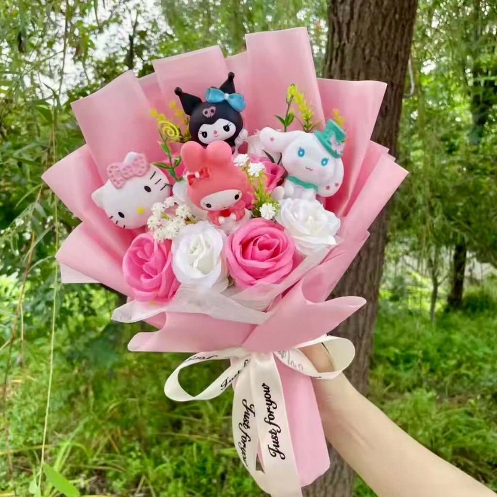 Valentine's Special Kitty Bouquet